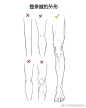 速写膝盖经常画的跟胡萝卜一样，是因为你对结构不够了解。 ​​​​