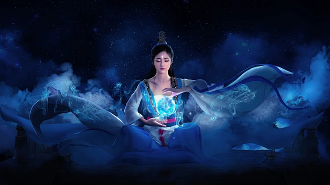 迷镜数码师张有才的数码后期作品《玄仙》-花瓣网