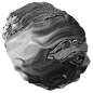 3D抽象陨石形状艺术颜料星系宇宙太阳系空间结构PNG免抠装饰素材