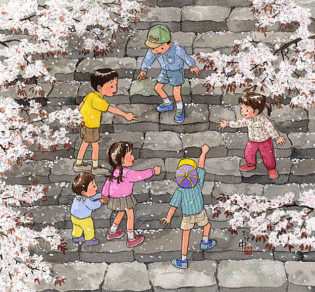 那些美好的童年时光——竹中俊裕插画欣赏