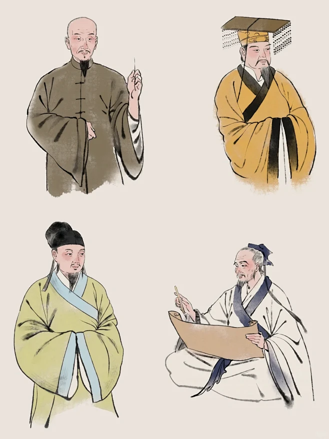 素材分享|中医元素通用插画系列-花瓣网