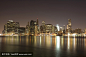 曼哈顿市区夜间
Downtown Manhattan at night