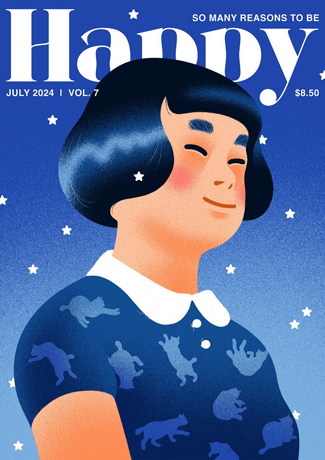 Happy magazine cover
