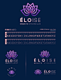 ELOISE Corporate Identity : Eloise is a brand project by Radiant Creatives to create a beauty and cosmetic brand using natural elements as inspiration to create a harmonized and professional looking palette for the brand while remaining faithful to the po