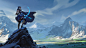 General 1920x1080 League of Legends Ashe (League of Legends) mountains sky