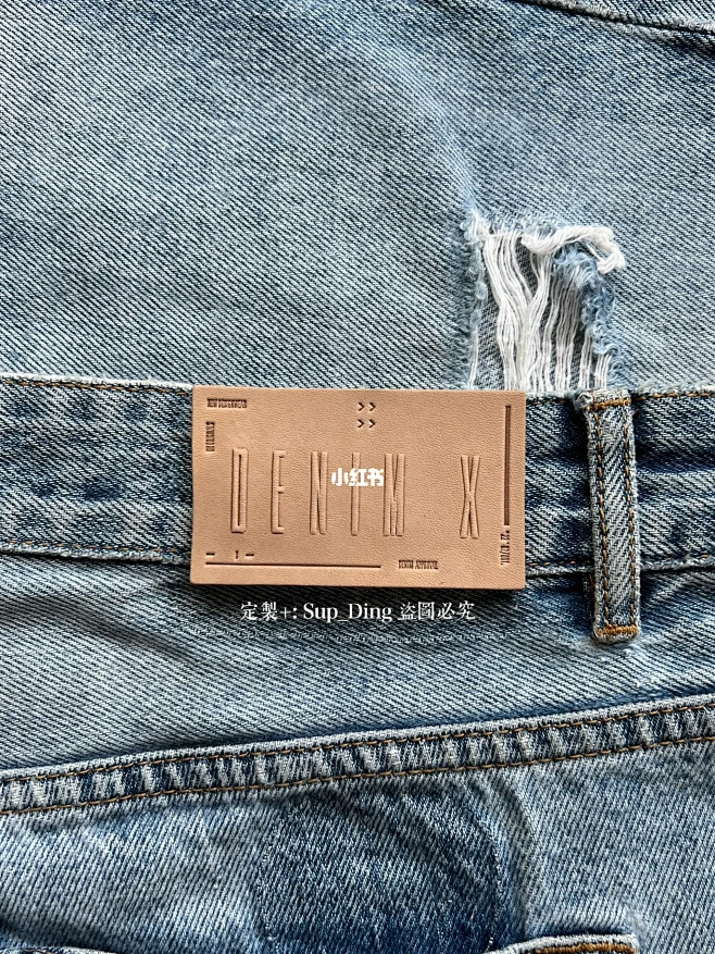 牛仔裤皮牌 牛仔外套皮标-花瓣网