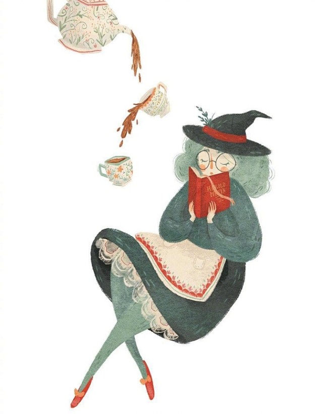来自插画师 Taryn Knight  ...