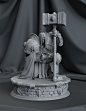 Arthas Statue, Carlos Cruz : For a private commission I was asked to work on a different version of the prince Arthas.