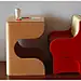 // Desk and chair set. Cool No? If not for your tiny home living area, then how about for a kids bedroom??: 