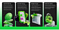 3D c4d branding  design design system cash app finance finance app Fintech banking
