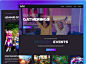 Gamer Gatherings Website by Designzillas on Dribbble