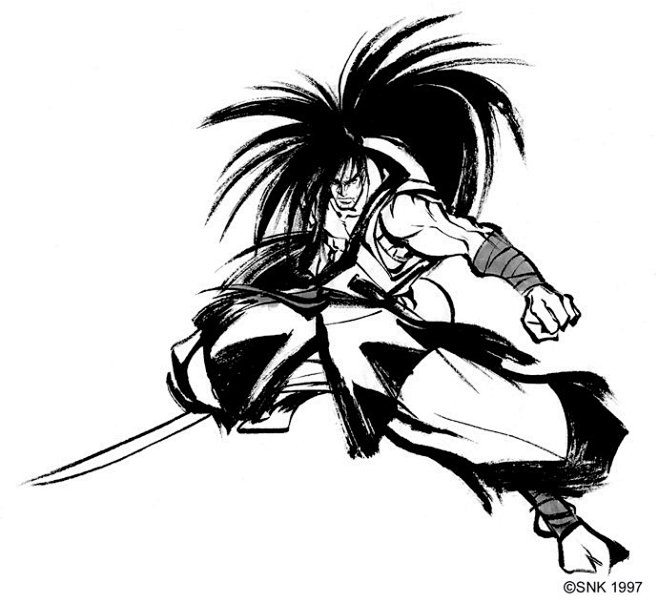 水墨风格侍魂人物造型赏设计路上网页设计网站建设平面设计爱好者交流