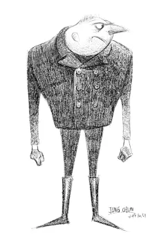 辞去做设计的工作，步入儿童绘画教育行业，因为喜欢画画，喜欢孩子的那份难能可贵的天真。至此在2019年下半年我决定想要进军儿童插画行业，这是自己利用零碎的时间临摹的部分线描作品，希望自己努力加油吧！-古田路9号-品牌创意/版权保护平台