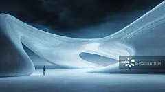 【AI数字艺术】未来主义建筑图片素材