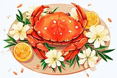 寒露手绘秋意插画