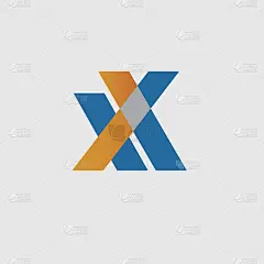 字母X元素设计