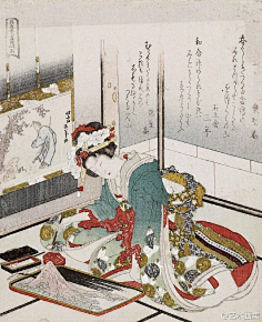 com浮世绘大师葛饰北斋的绘本画集《北斋漫画》,日本江户时代的绘画