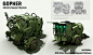 Vehicle Design - GOPHER, Nick Carver : Vehicle design created for the IDW challenge on Conceptart.org many years ago...