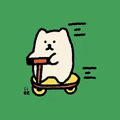 可爱插画修狗头像