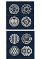 中国风传统图案窗户中式典雅屋檐纹样60款贺卡eps矢量设计素材-淘宝网