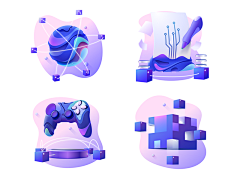 WXDesign采集到欧美插画