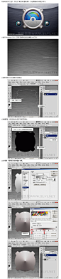 Photoshop样式教程：制作拉丝金属仪表盘图标特效_对鹊设计教程网_PS教程,抠图教程,图片处理,CorelDraw教程,Illustrator教程,AutoCAD教程,3dmax教程,Flash教程,网页制作教程