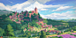 Avalon, Valentin Perouelle : Avalon is a worldbuilding project inspired by the french countryside, I have focused my images on depicting a fictional city.

A huge thanks to Ulysse Verhasselt who have shared a lot of his knowledge and help me to improve my