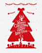 红色喜庆圣诞节海报设计素材免费下载_PNG素材_觅知网-圣诞节-圣诞海报-圣诞元素-圣诞节专题-圣诞节素材-圣诞banner-圣诞背景
