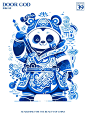 AI探索｜中国传统习俗｜熊猫门神06