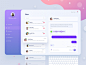 Chat dashboard screen design illustration clean ui clean design ui web design chating web screen chat dashbord screen chat web page creative chat screen chat web ui chat web design chat dashboard design chat dashboard