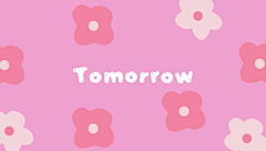 文体娱乐转场素材可爱花朵横版视频