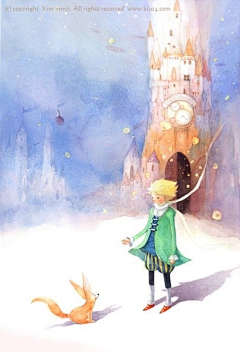 noname_nowhere采集到Le Petit Prince_aquarelle