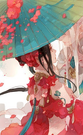 汉服绘画 美美的感觉