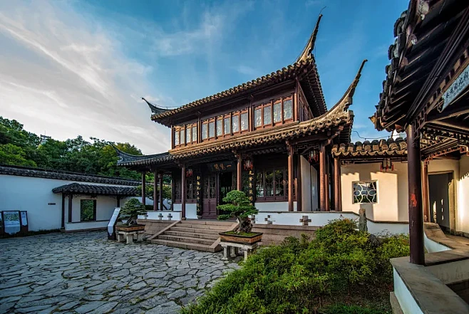江苏南京瞻园及夜景图片下载