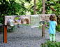 Backyard Design: DIY Outdoor Sound Wall/Music Station Post includes details on how to build your own FUN AT HOME WITH KIDS: 