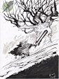 芝加哥插画师 Daniel Warren Johnson 手绘作品  |  www.danielwarrenart.com ​​​​