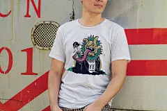 &lt;span class='yzk_title_97243'&gt;印花T恤男模特上身效果图样机模板 T-shirt Presentation Mockup&lt;/span&gt;插图(1)#样机模型##智能贴图样机##服装样机##样机设计##展示效果图样机##智能贴图样机##样机##国外样机##高档样机##保湿喷雾##