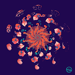 Immensely Satisfying Animated Gifs by Nicolas Fong : I love staring deep into Nicolas Fong's animated gifs, focusing in on one element and watching it morph over and over. It feels like I'm watching the dopamine release in my own brain. These really need 