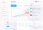 后台管理系统UI设计界面设计加密货币数字货币仪表盘Dashboards