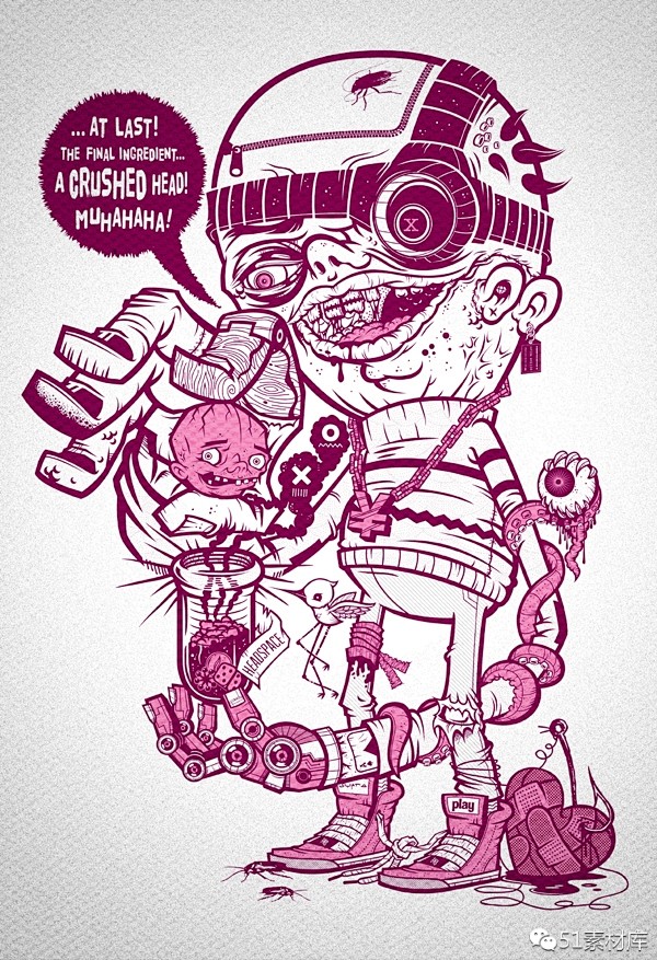 卡通涂鸦插画下载