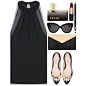 A fashion look from July 2013 featuring Yves Saint Laurent dresses, Miu Miu flats and Jimmy Choo clutches. Browse and shop related looks.