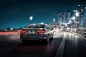 BMW retouch CGI car automotive   night series 7 berlin Render city