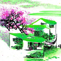 忆江南-江南春色(2180×2180PX)