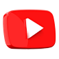 免费 YouTube 3D 图标
