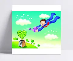 浇灌爱心树木的西装男卡通漫画|PSD分层素材,PSD素材,绘画设计,卡通人物,漫画人物,人物插画,矢量人物,手绘人物,水彩插画,手绘人物图片,卡通人物,PSD分层素材,PSD素材