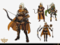 Character Concept Art for DEFENSE DERBY.