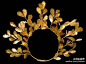 #绘画参考素材# 古希腊珠宝，黄金花环很漂亮，花环还有各种不同样式，似乎是代表各种不同植物吧，只知道有的是常春藤，橡树