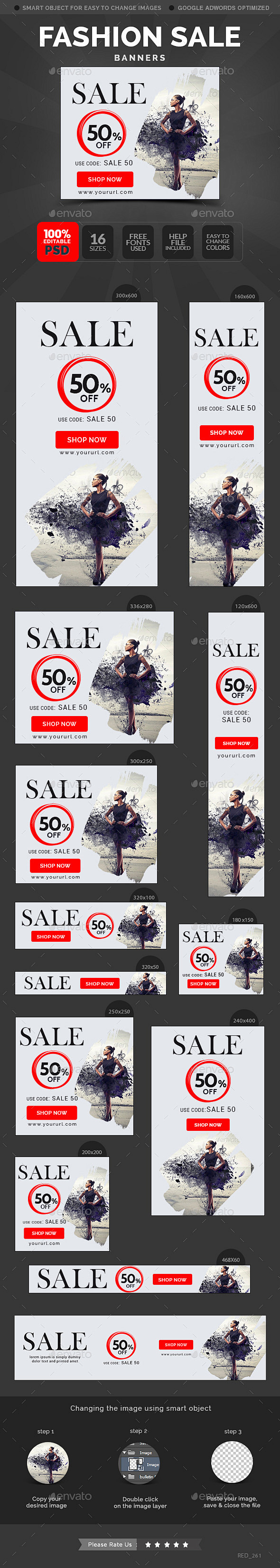 Fashion Sale Banners...