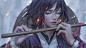 Z.W. Gu，来自新加坡的自由插画师，作品多以女性为主角，画感轻松自然，人物也没有什么夸张的表现，让整个画面看上去格外的宁静，光影表现和虚实处理恰到好处，常常在统一的画面色调中加入一些小光源让人眼前一亮。详情O网页链接