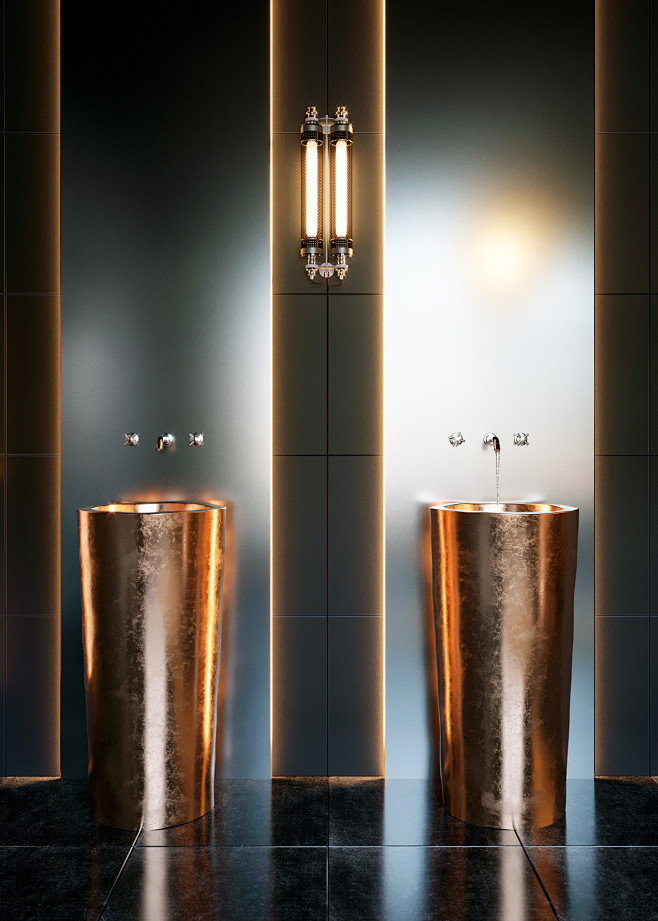 Copper & Glass Bathr...